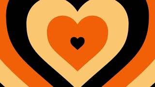 Y2K PARTY Оранжевые сердечки Сердце Фон [1 ЧАС ВИДЕО]