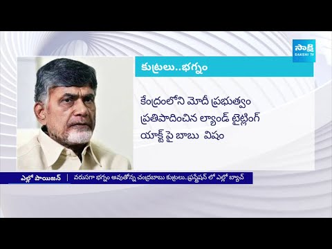 Chandrababu Conspiracies on AP Land Titling Act | CM YS Jagan | AP Elections 2024 @SakshiTV - SAKSHITV