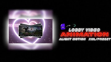 3d lobby video animation in alight motion xml/preset || lobby video xml/preset || arslanop7 #xml
