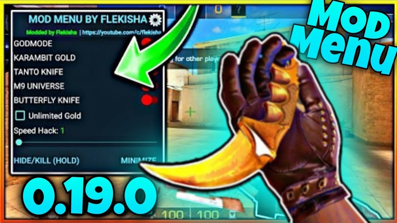 Standoff 2 Hack Tutorial 0.19.0 Mod Menu ( wall hack ,aim hack ,skin