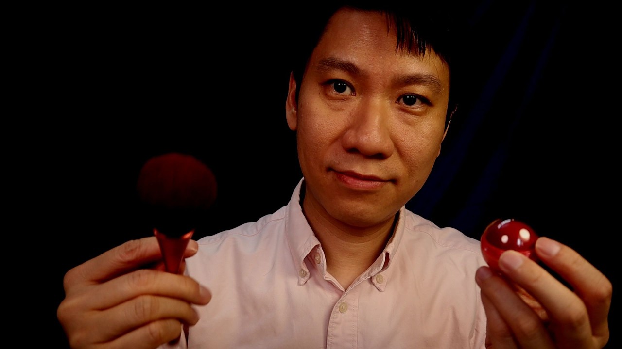 ASMR Doing Your Makeup Roleplay (English + Some German)