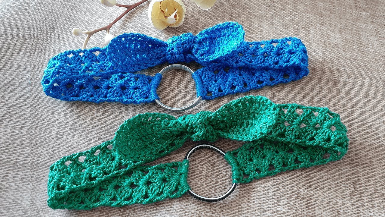 FAIXA/TIARA EM CROCHÊ Passo a Passo YouTube