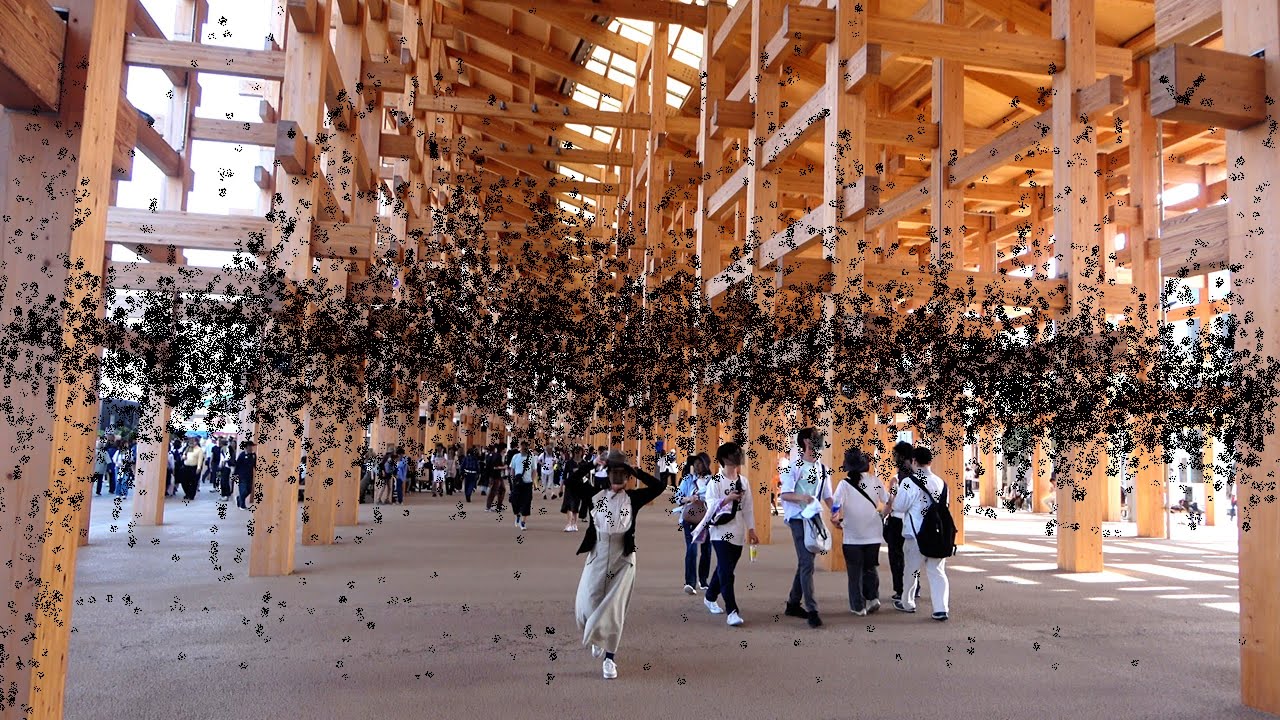 大阪万博でヤバい虫が大量発生してた