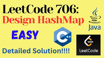 LeetCode 706 : Design HashMap || EASY || C++ || JAVA || Detailed Solution