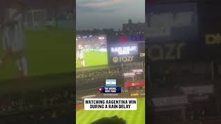 Yankees game in a rain delay? Perfect excuse for some FIFA World Cup