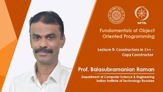 Lecture 9: Constructors in C++ -  Copy Constructor