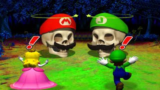 Mario Party 8 Minigames - Peach Vs Luigi Vs Wario Vs Waluigi (HARDEST CPU)