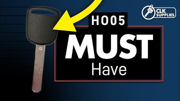 Transponder Keys Explained | HO05 Honda