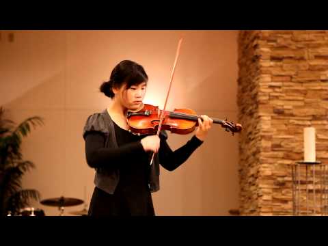 Violin Book 7 Concerto in a minor, 1st mvt by JS Bach -- Jaewon Kim