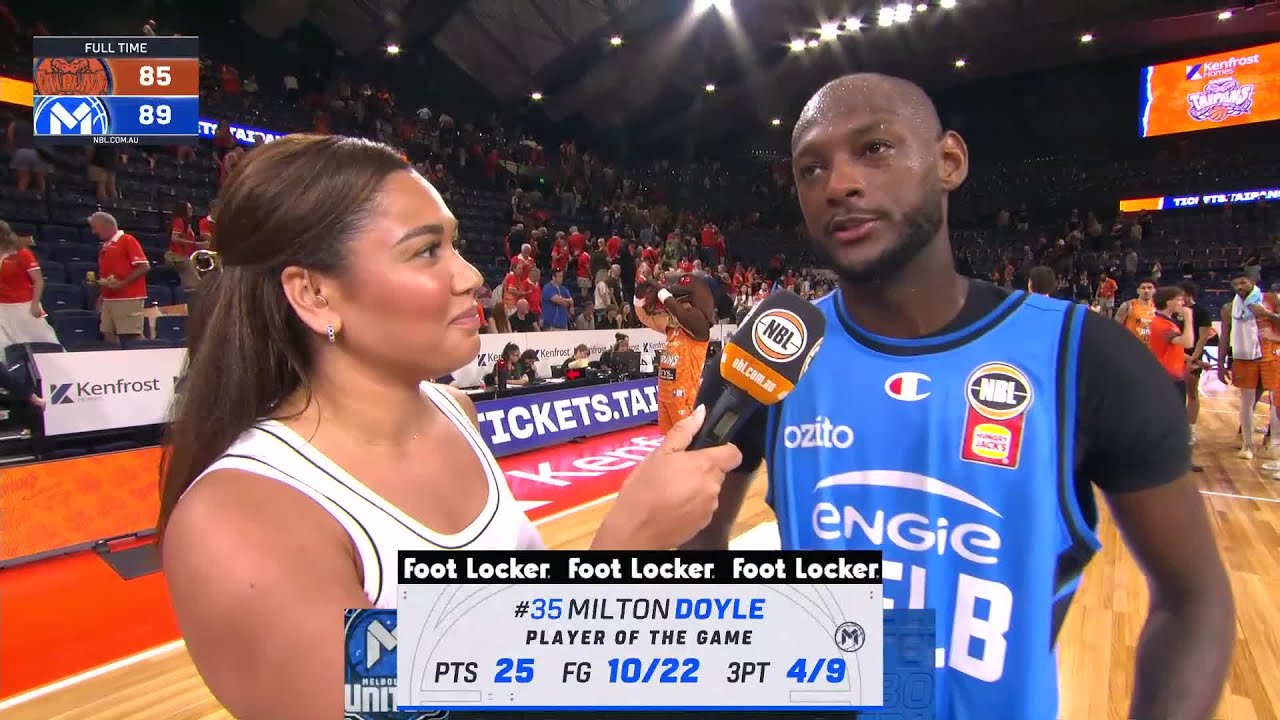 Milton Doyle post-game interview vs Cairns Taipans - Round 21, NBL26