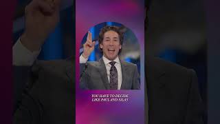 You Have To Decide | Don't Lose Your Joy | Joel Osteen #shorts