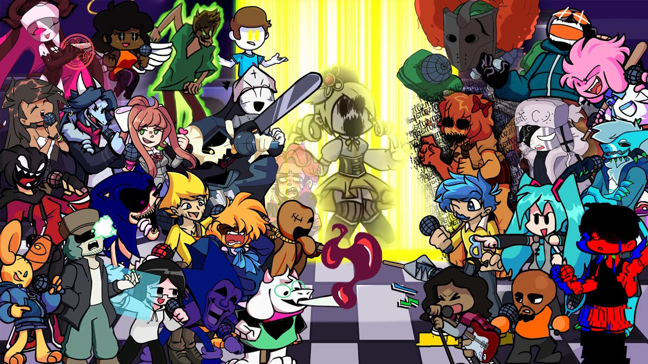 FNF Salvation But - Different Characters Sing It (Everyone Sings Salvation) - FNF UTAU Cover