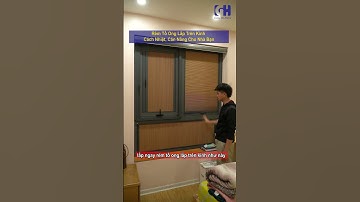 Rèm tổ ong lắp trên kính – Giải pháp chống nắng, cách nhiệt mà vẫn giữ trọn view  #reels
