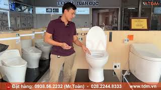 TDM.VN | Review bồn cầu TOTO CS302DT10 bàn cầu 2 khối nhỏ gọn giá tốt nhất phân khúc