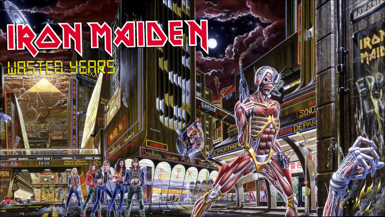 Iron Maiden Wasted Years Guitar Backing Track (with vocals) YouTube Iron Maiden Wasted Years Guitar Backing Track (with vocals) YouTube