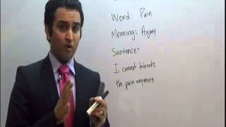 CAFELS (Basic English): Pain Meaning and Sentence in Urdu/Hindi-Canada Qualified