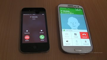 Over the Horizon Incoming call&Outgoing call at the Same Time Samsung   S3 White+Iphone 4S Black
