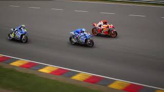 MotoGP22 Race (Gameplay) on Sachsenring track! PS4