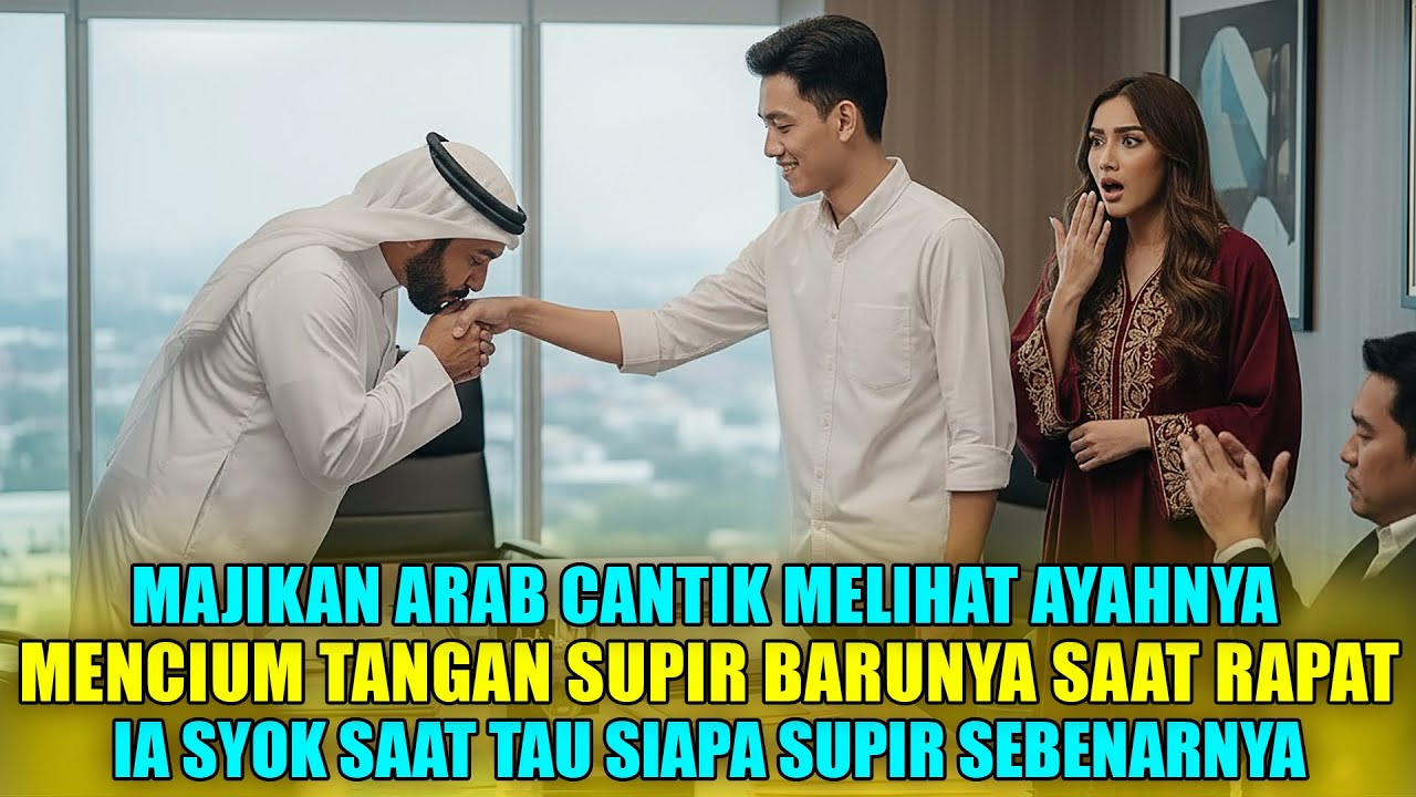 MAJIKAN ARAB MELIHAT AYAHNYA MENCIUM TANGAN SUPIR BARUNYA, MAJIKAN ITU KAGET..