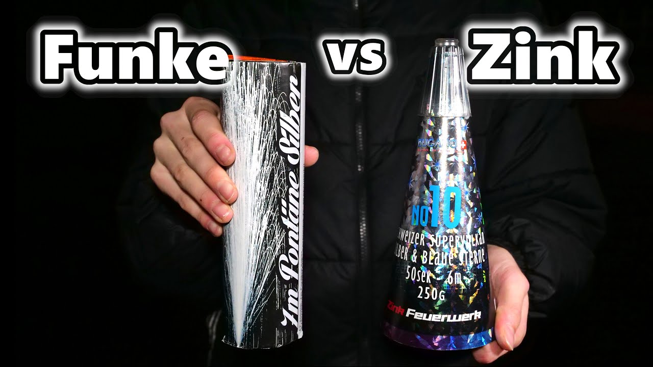 Zink Vulkan vs Funke 7 m Riesenfontäne - welche ist besser?  [𝟰𝗞] | JJFireworks