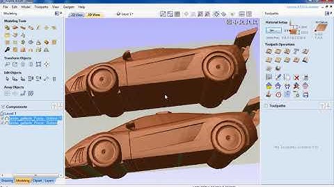 File Thiết kế Sẵn Lamborghini Auto Aspire 9.5 Chạy CNC + Download