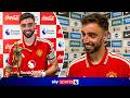 Bruno Fernandes FULL reaction to breaking PL assist record ✨