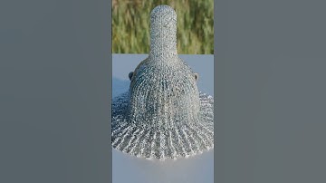 Blender Flip Fluids Test with Suzanne 🐵💦  #blender3d  #flipfluids #satisfying #blendersimulation