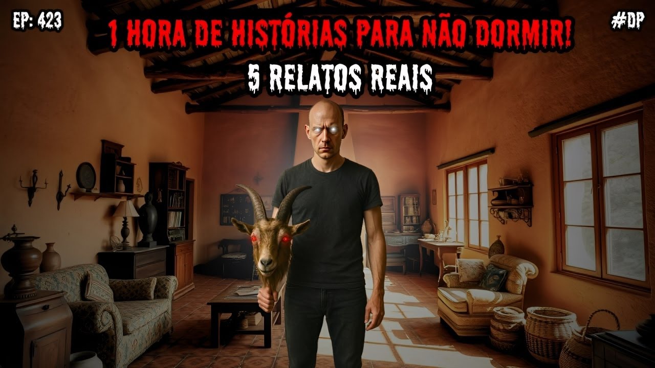 1 HORA DE TERROR - 5 RELATOS REAIS | EP.423 #dp