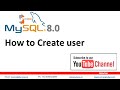How to Create User in Database || MySql || Create User || Oracle || drop user