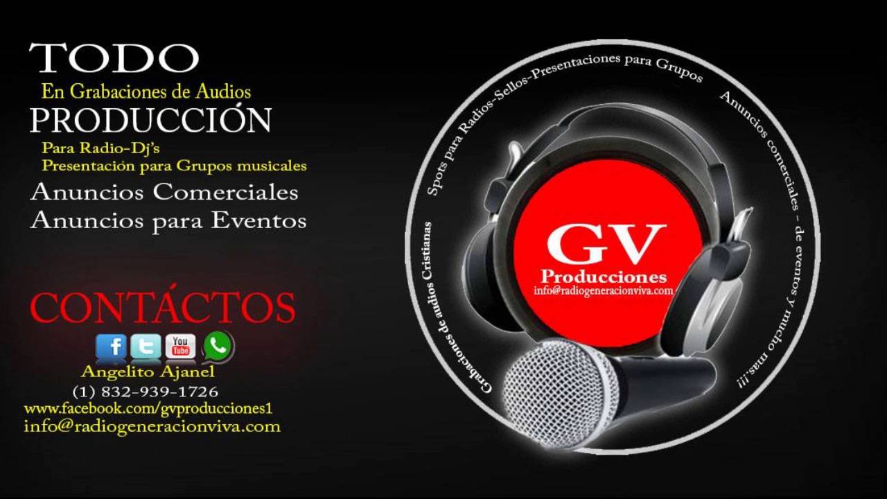 SPOTS para Radios Cristianas DEMO RADIO GV YouTube