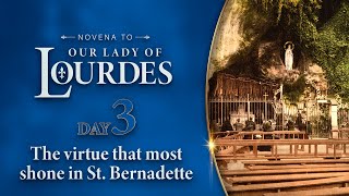 Day 3 | The virtue that most shone in St. Bernadette | Novena to Our Lady of Lourdes 2024 Wealth