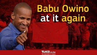 Babu Owino back with his 'mtoto wa umbwa' comment that landed him in trouble