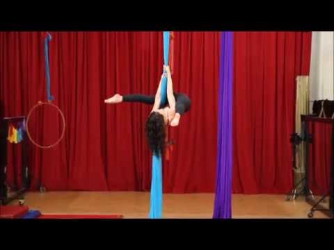 Hip Swivels - Aerial Silk Tutorial with Aerial Physique