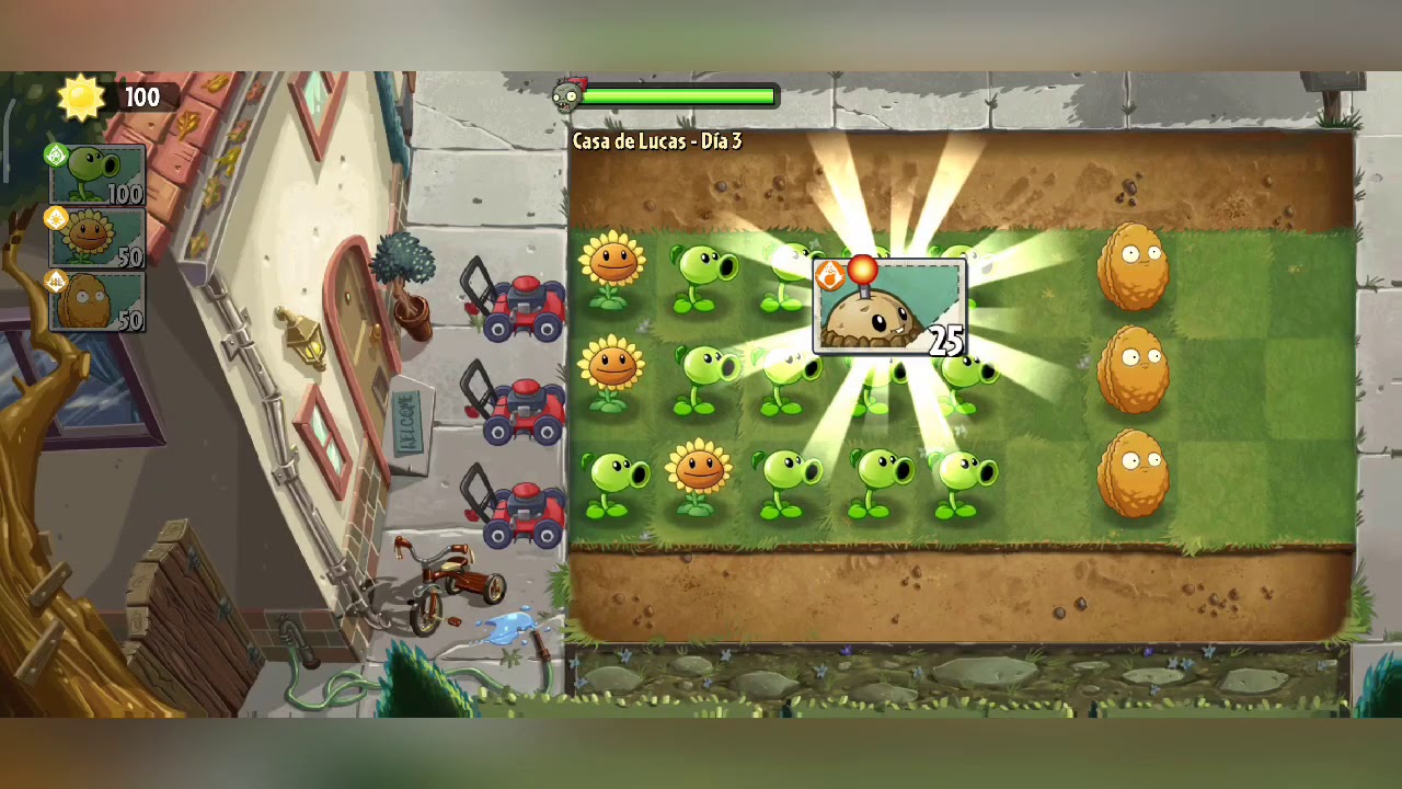 Cómo jugar Plants vs Zombies 2 - YouTube