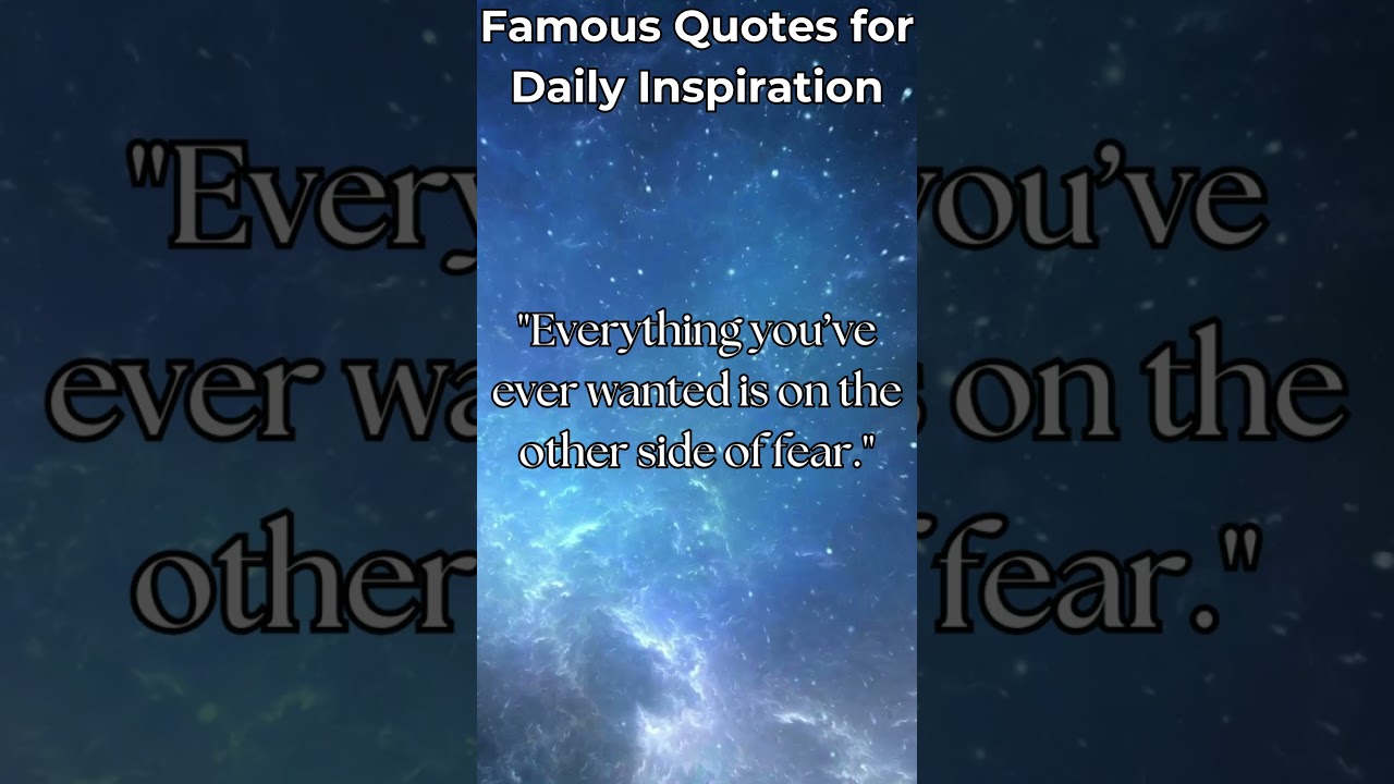 George Addair on Overcoming Fear | Famous Quotes for Daily Inspiration