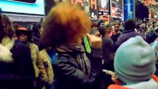 Soul Train flash mob pay tribute to Don Cornelius in New York City