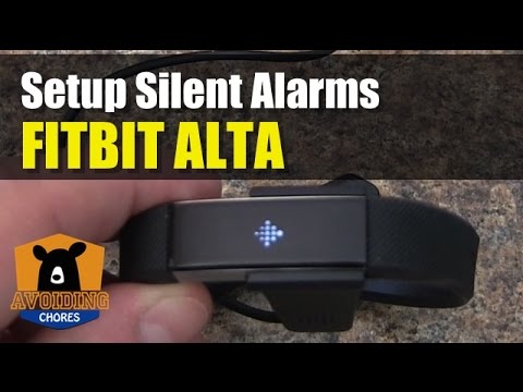 how to turn off alarm on fitbit alta hr