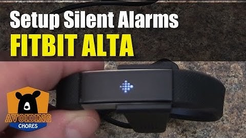 Fitbit Alta - How To Setup Silent Alarms - FEATURE REVIEW
