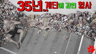 35년간 계단에 갇혀 살았던 형사..!