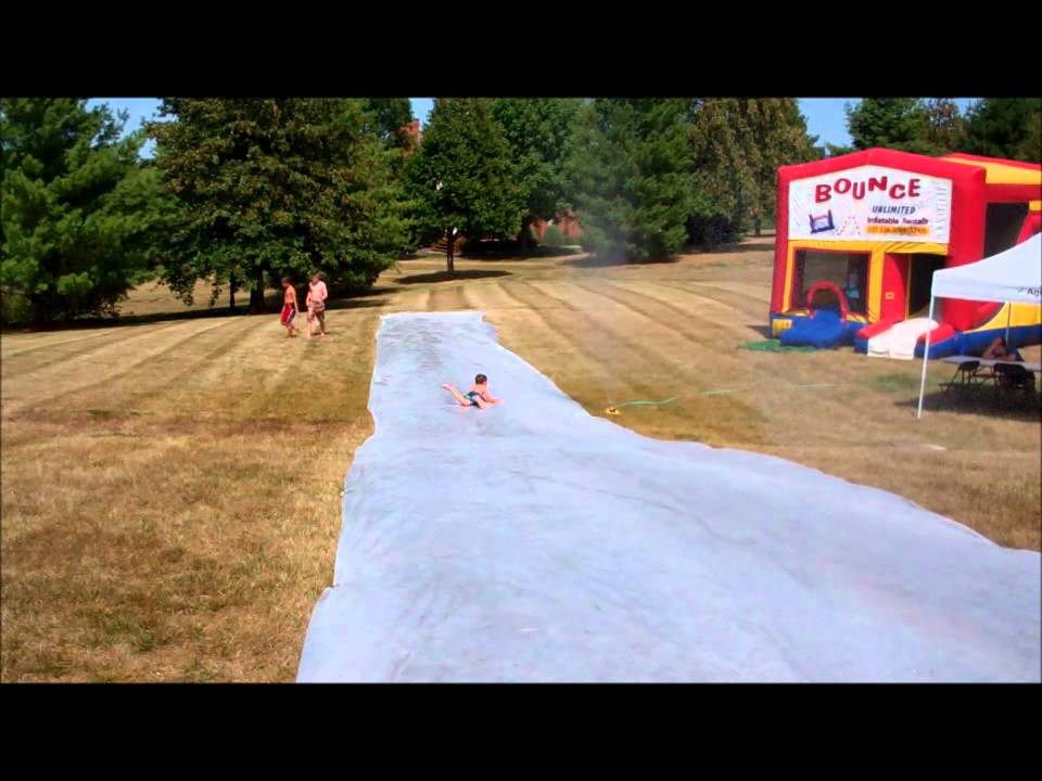100 ft. Slip and Slide (Quincy, IL) YouTube