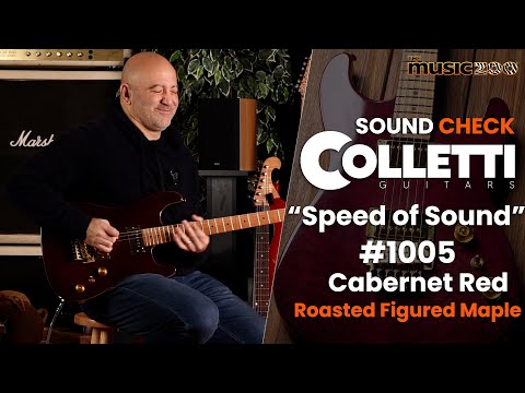 Sound Check Demo Video! Colletti Guitars “Speed of Sound” #1005
