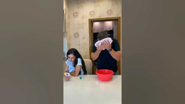 Funny couple pranks relationship goals #Funny #Shorts #Couple