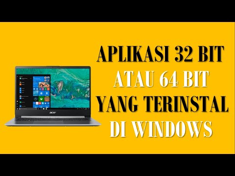 Video: Bagaimana saya bisa tahu apakah Java saya 32 bit atau 64 bit?