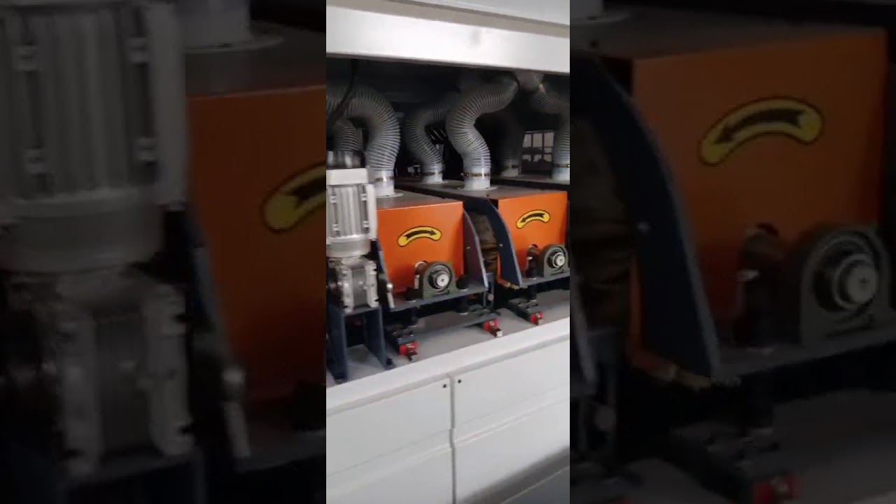 wood door polishing machine YouTube