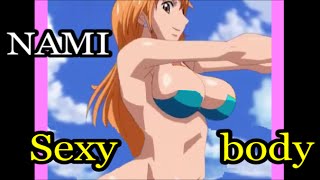 ワンピース ナミのヌーブラ 水着姿を作ってみた セクシーシーン集 Bikini Nubra Sexy Cute Scene Of One Piece Nami Youtube