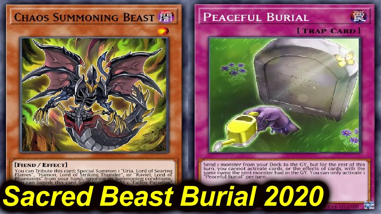 YGOPROSACRED BEAST BURIAL DECK AUGUST 2020