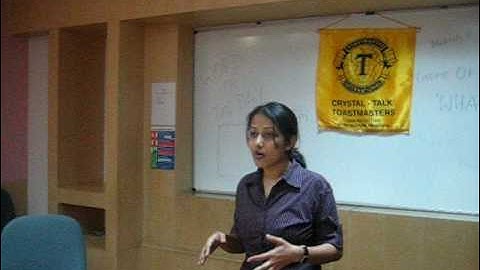 Toastmasters speech 1 "Ice Breaker"