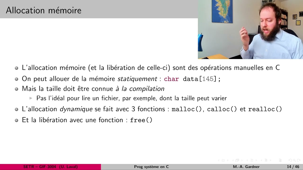 3.2 Allocation mémoire en C