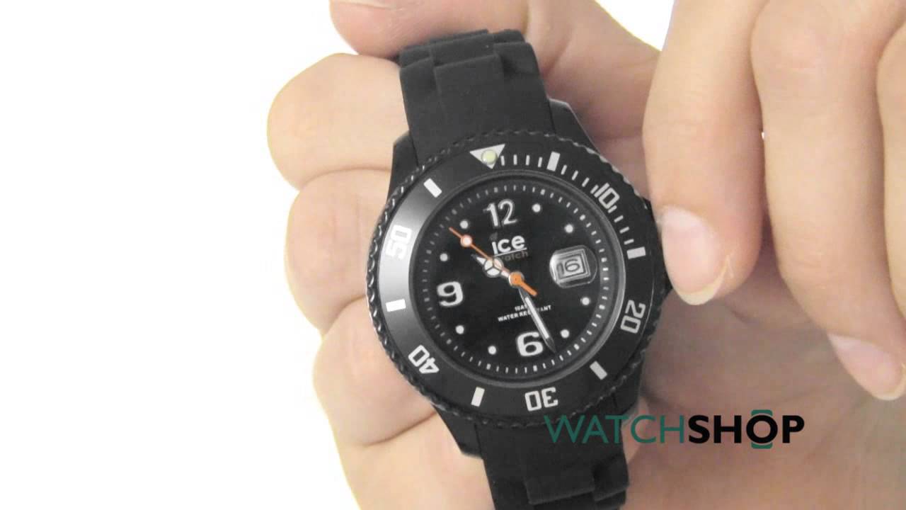 Ice Watch Small Sili Black Small Watch Si Bk S S 12 Youtube
