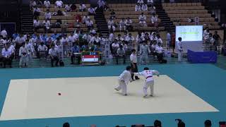 2018IH 柔道女子個人2回戦 48k級 田中 新田(愛媛県)対松浦 長崎明誠(長崎県)